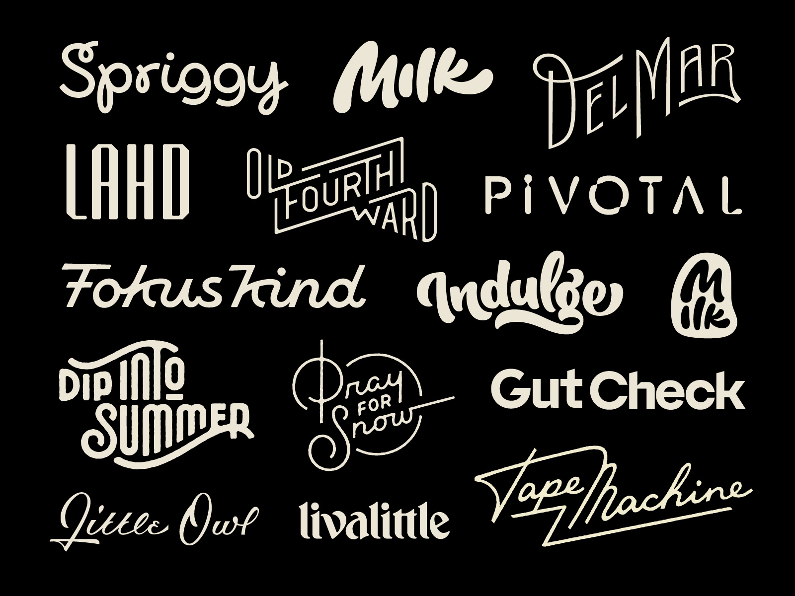 Example of Wordmark Design Collection