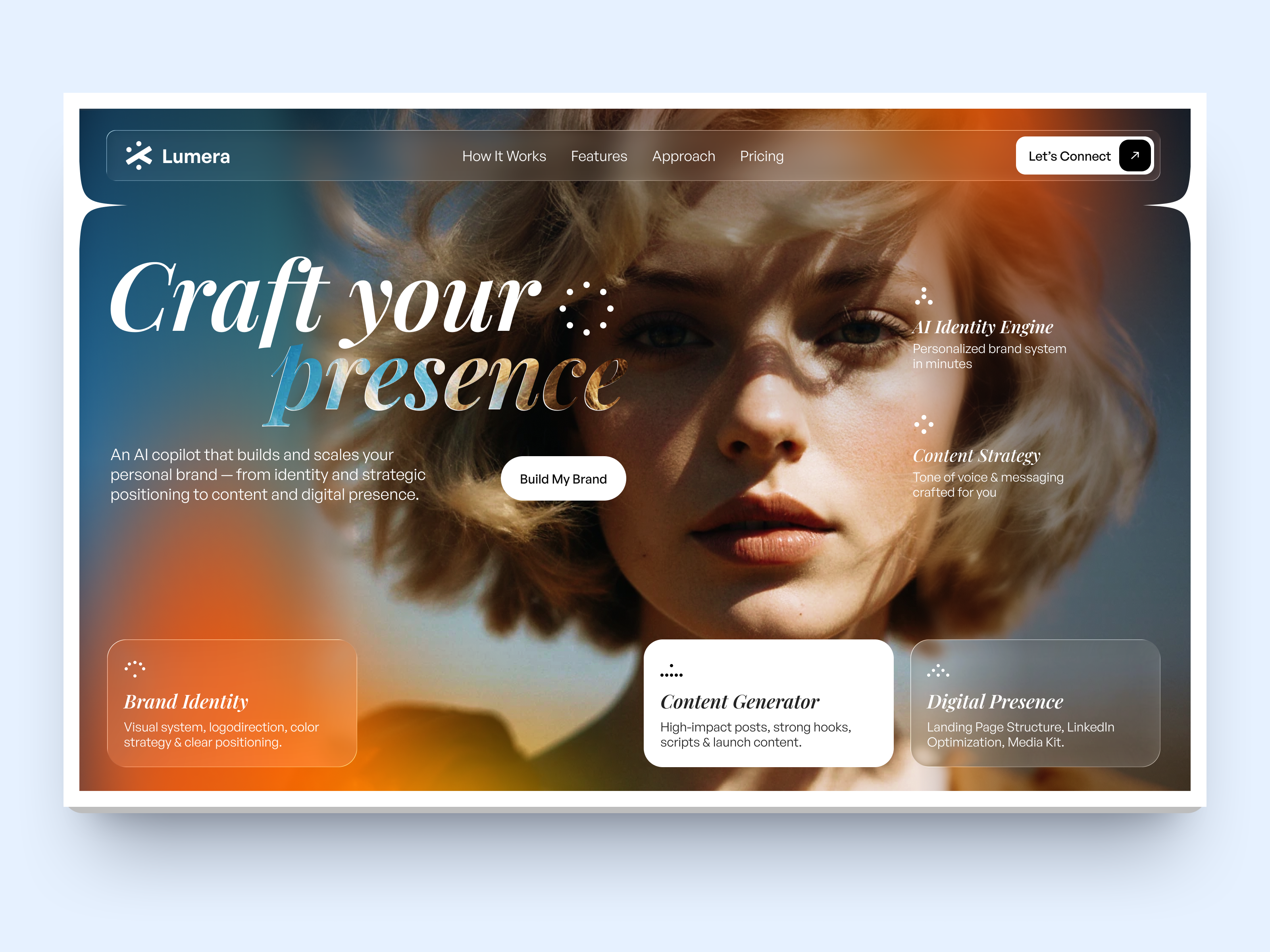 Example of UI-UX for Personal Branding