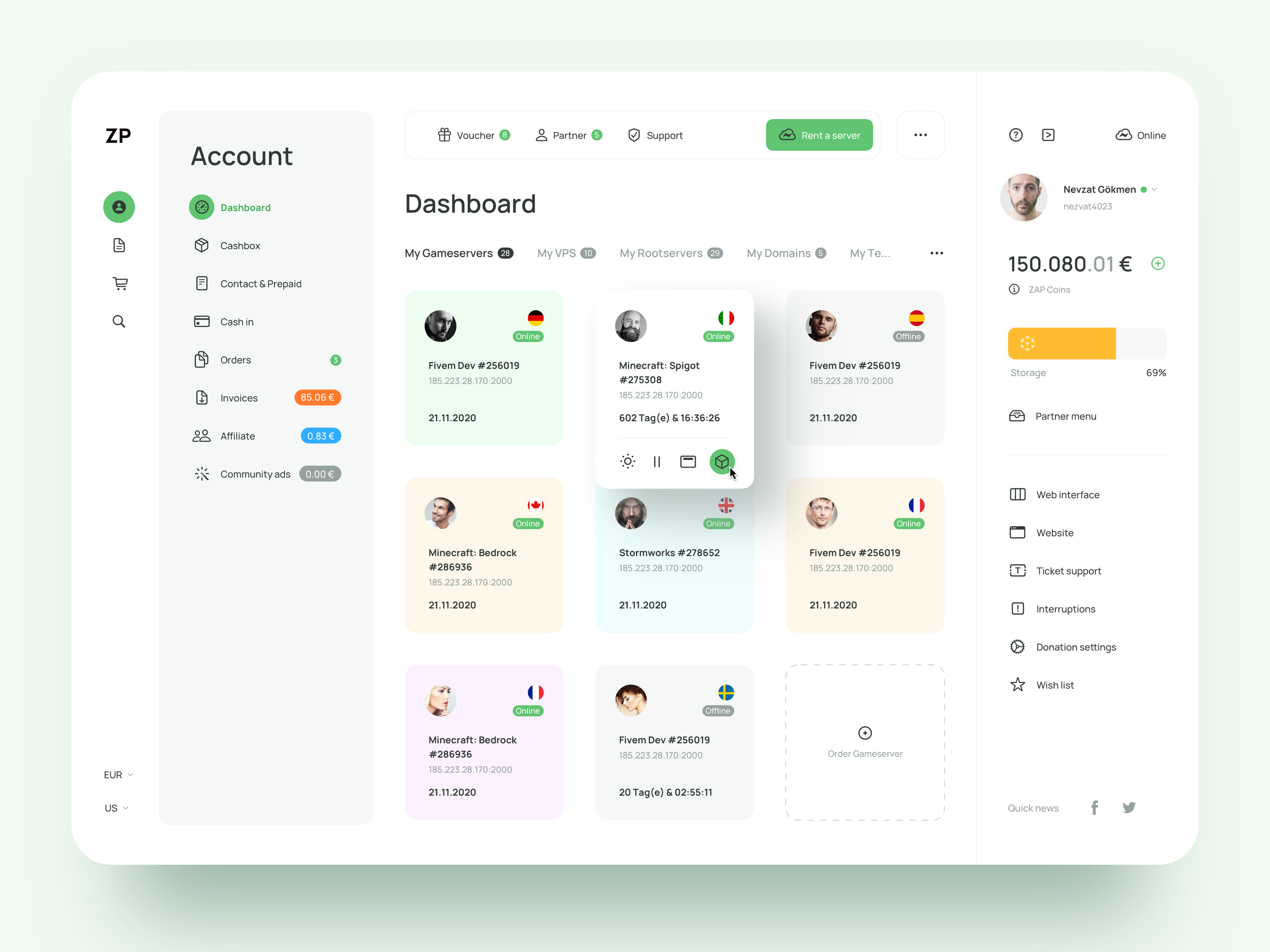 Example of Website Design + Development 