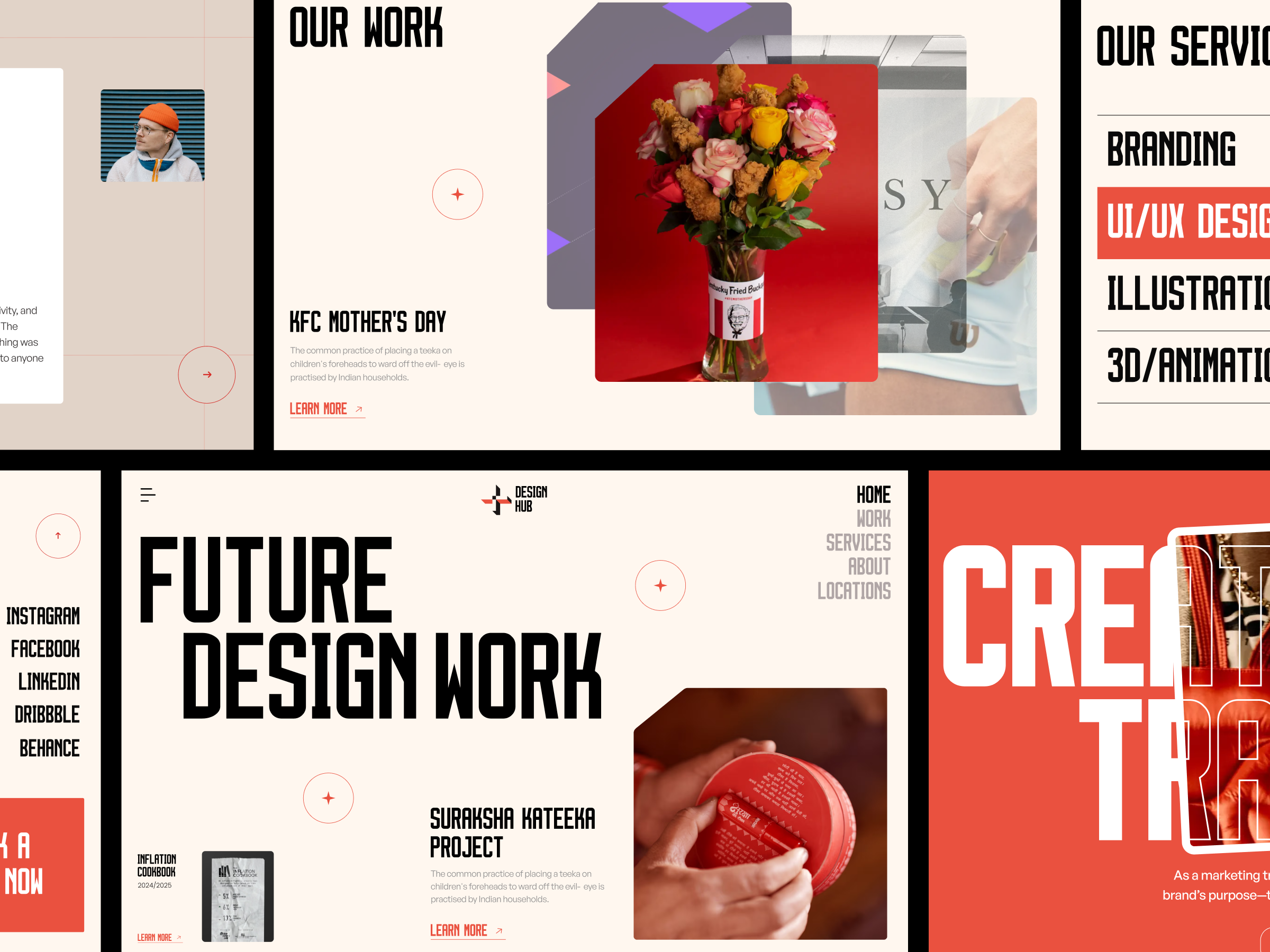 Example of Design Hub - Creative Agency Website