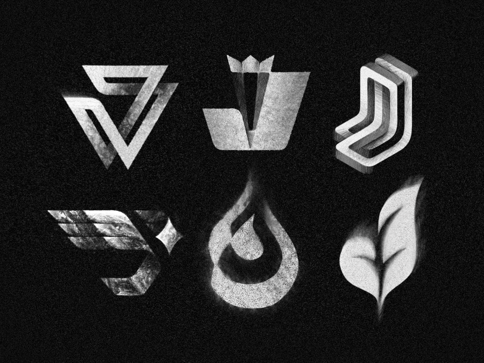 Example of 6 Digital Concept Sketches