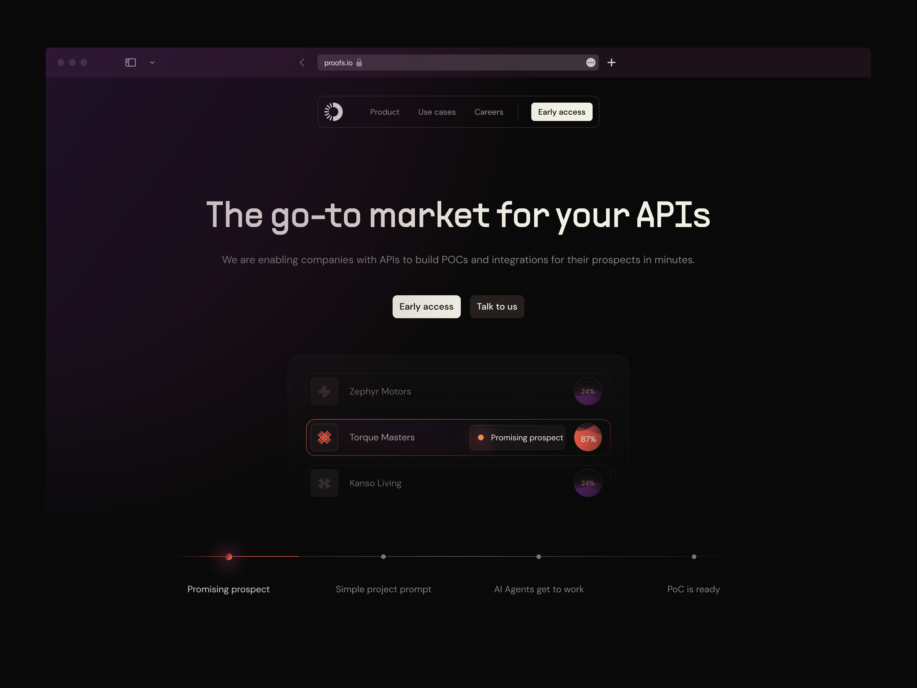 Example of proofs - AI agents for your tech stack