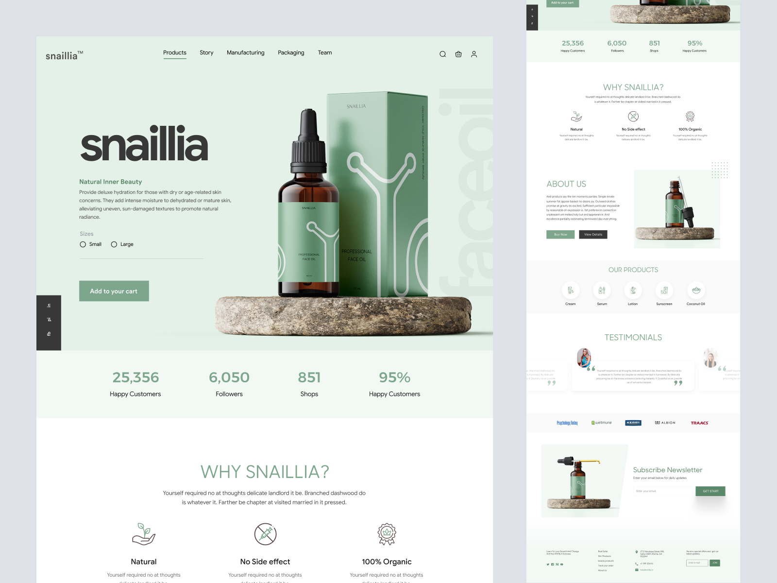 Example of Shopify Website Design & Development