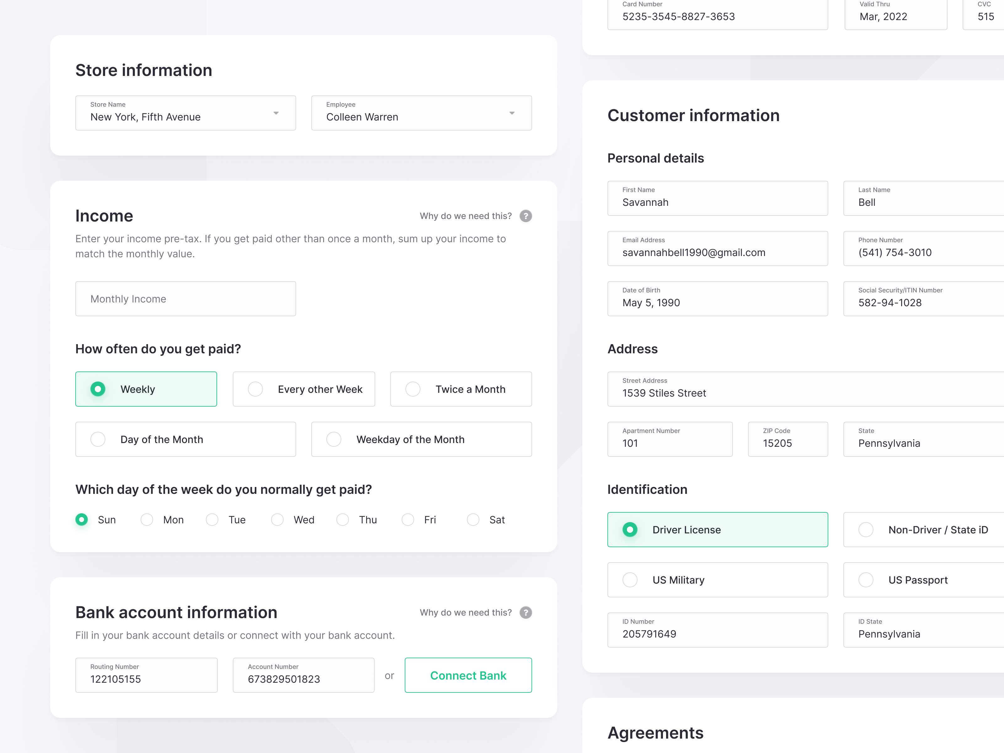 Example of Kafene — New Application