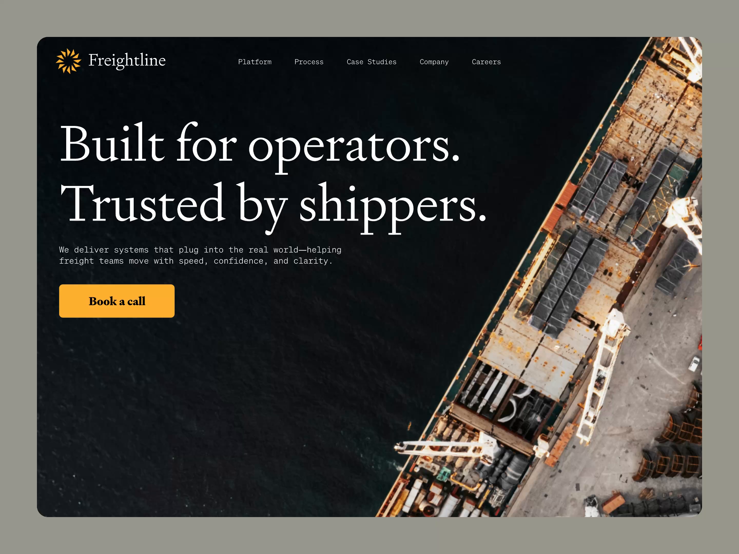 Example of AI Shipping Website