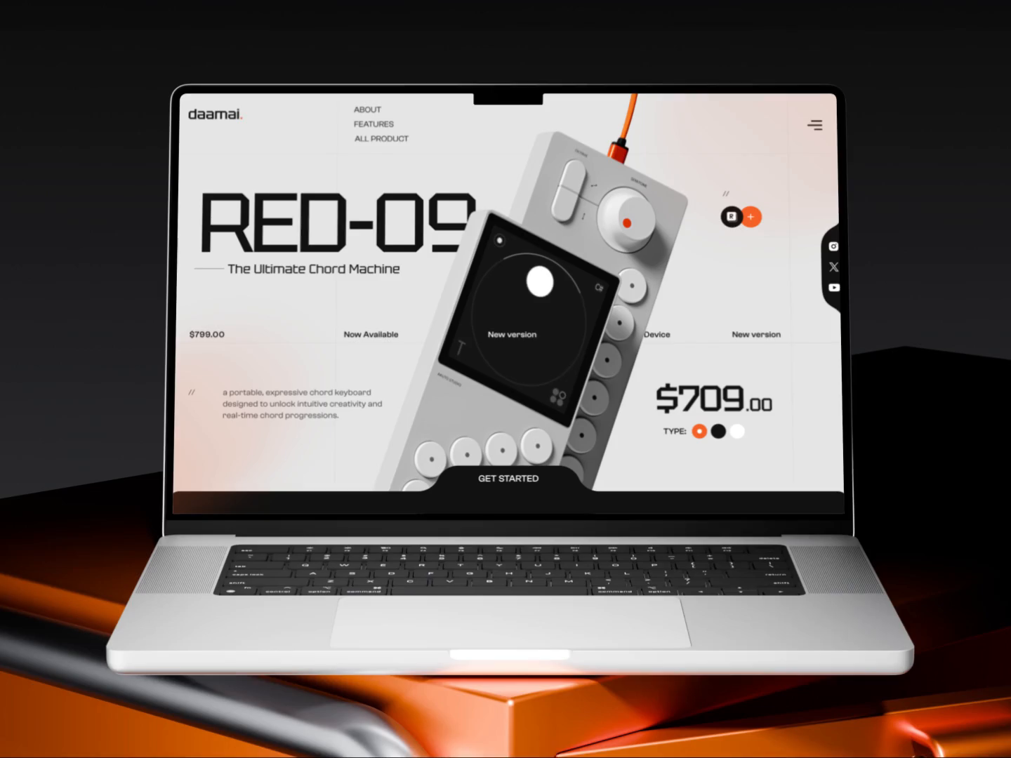 Example of Daamai. - E-Commerce Website Animation ✨