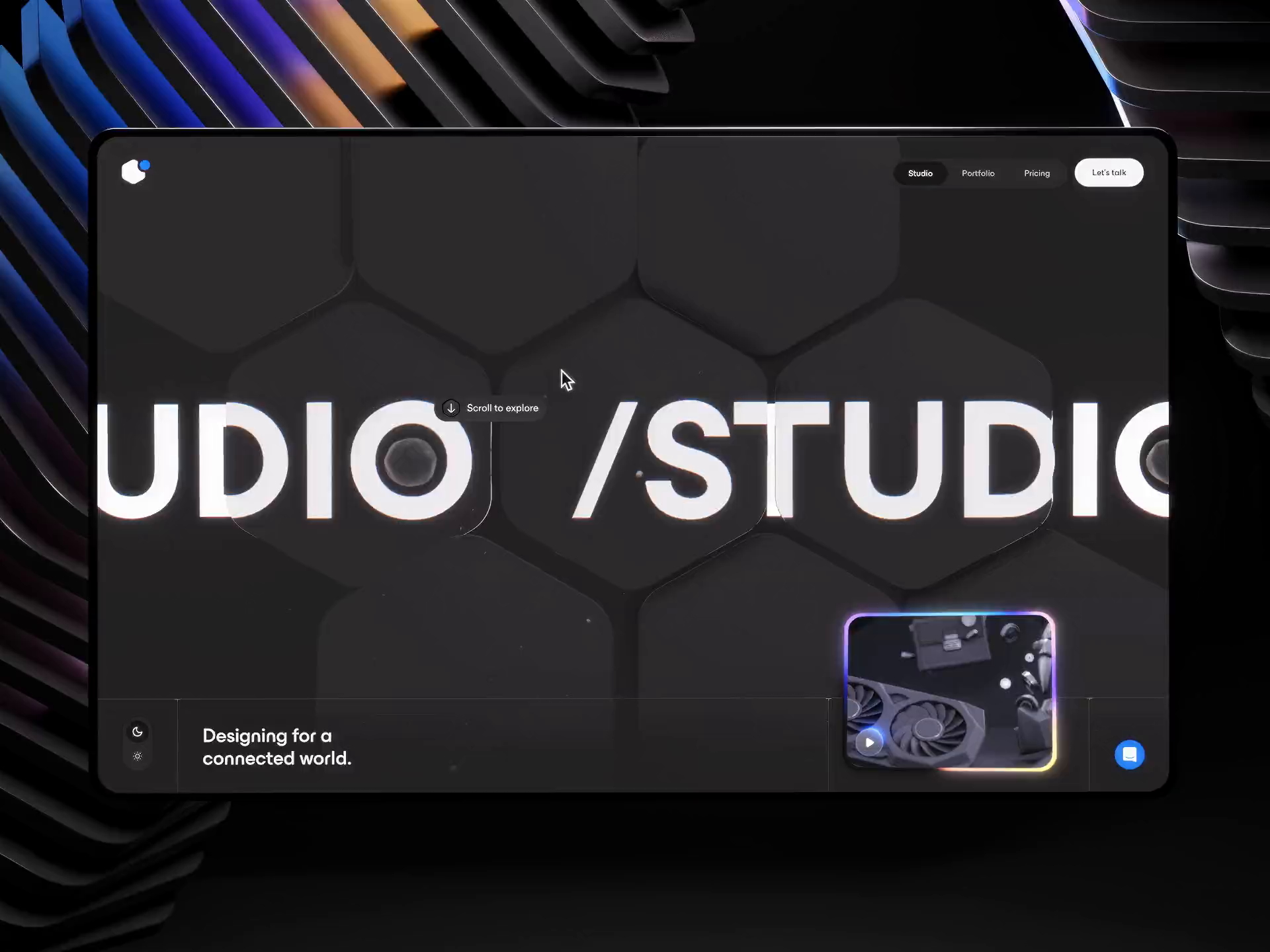 Example of UI8 Studio — Interactive Website